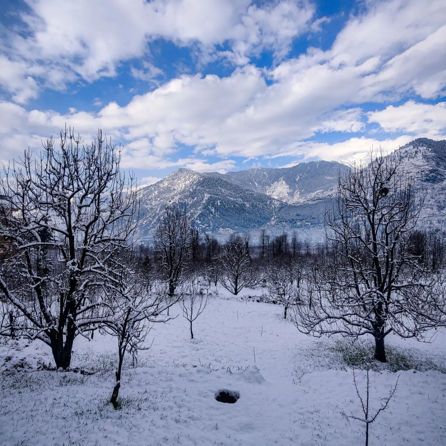 Stunning snow view from Fursat